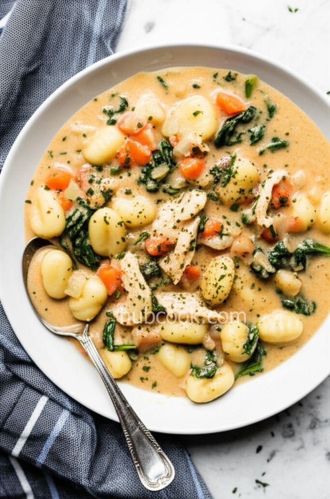 Creamy Chicken Gnocchi Soup