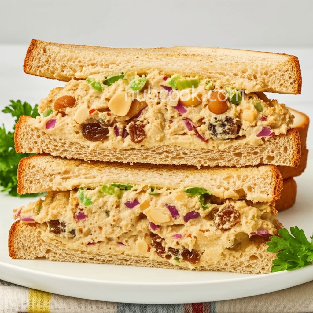 Crunchy Curry Tuna Sandwich