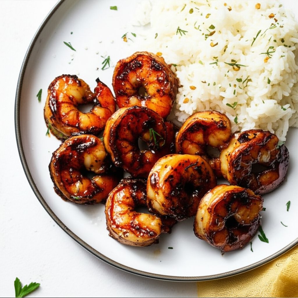 Crunchy Sweet Blackened Shrimp