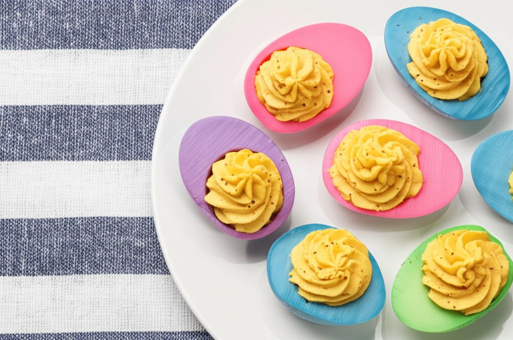 Easter Deviled Eggs