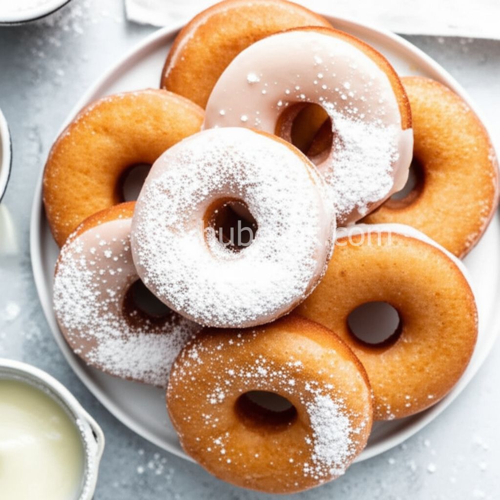 Fluffy Cake Donuts