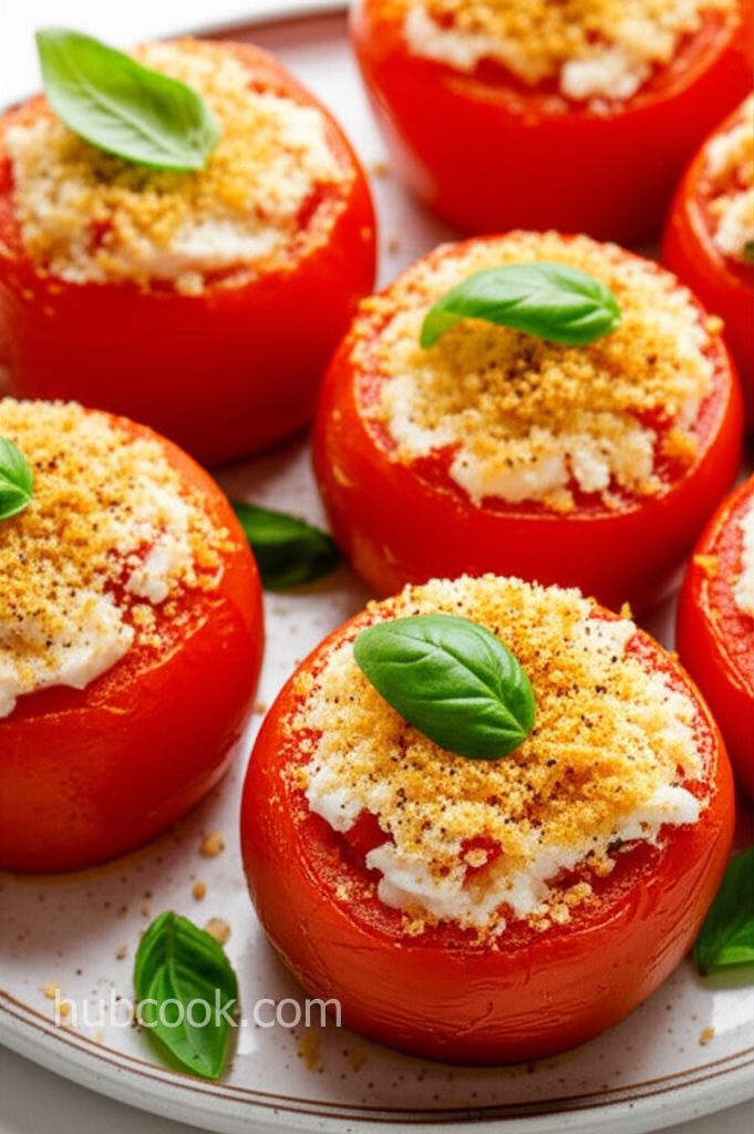 Goat Cheese Stuffed Tomatoes