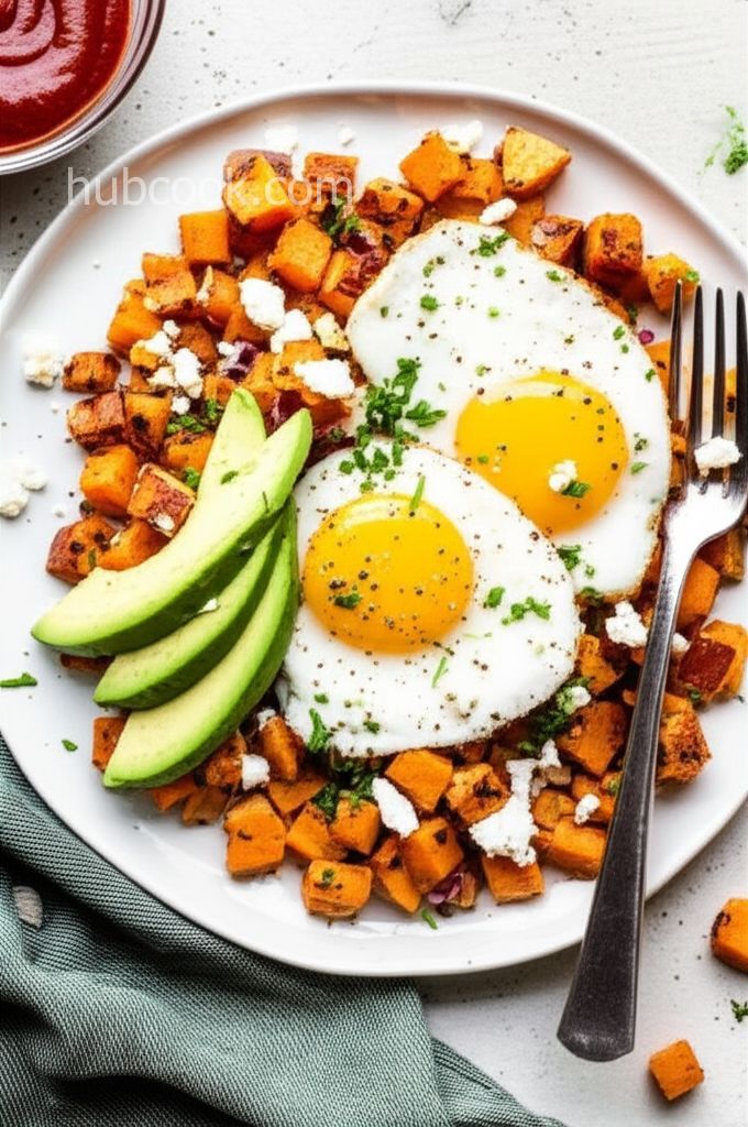 Greek Cowboy Hash and Eggs