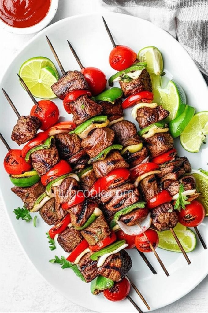 Grilled Teriyaki Sirloin Steak Kabobs