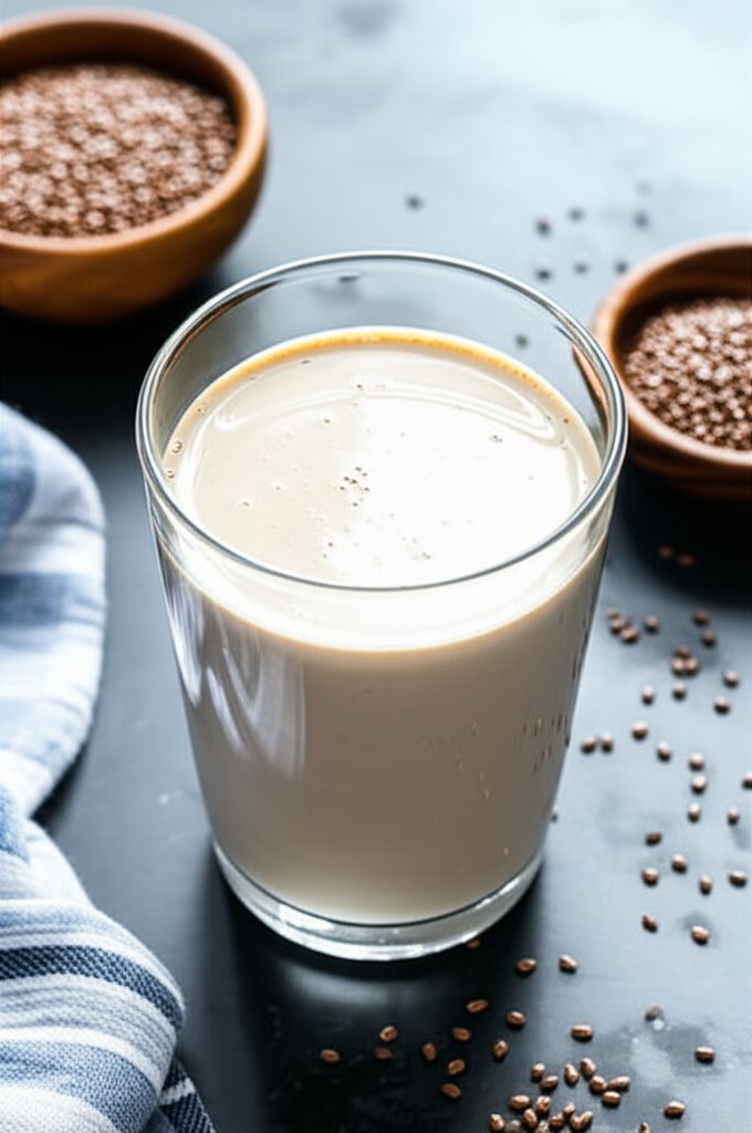 Homemade Flax Seed Milk