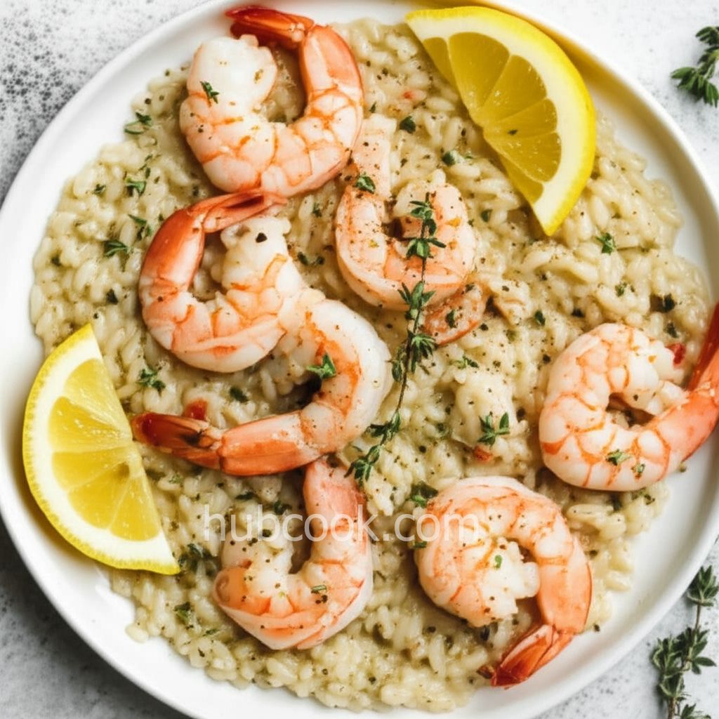 Instant Pot® Lemony Shrimp Risotto