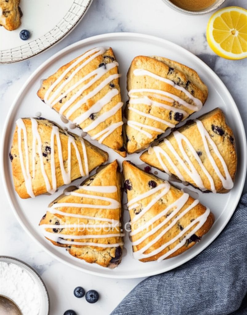 Lemon Blueberry Scones