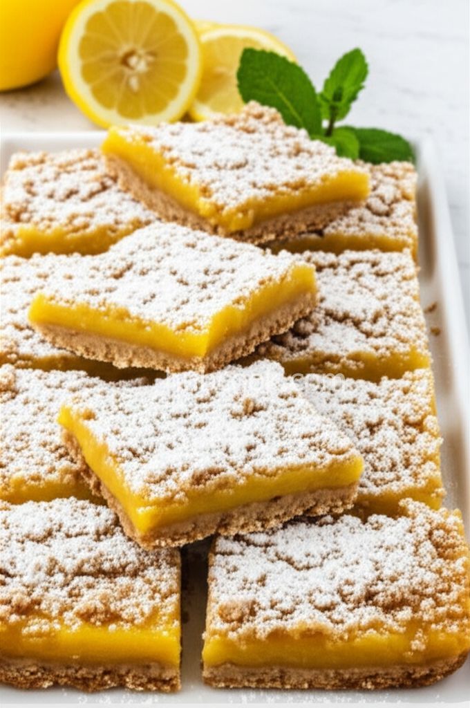 Lemon Oatmeal Bars