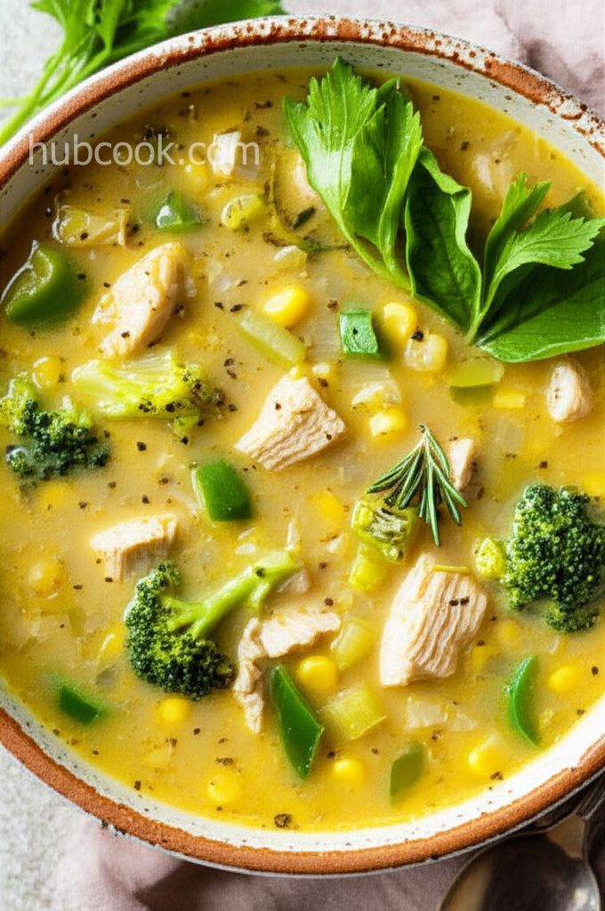 Meghan and Jenn's Veggie, Chicken and Herb Soup