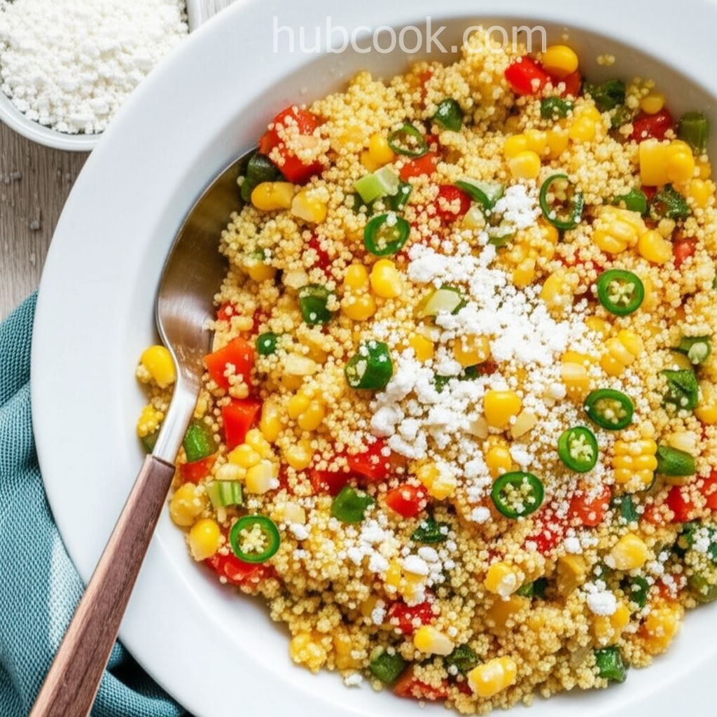 Mexican-Style Couscous with Roasted Corn
