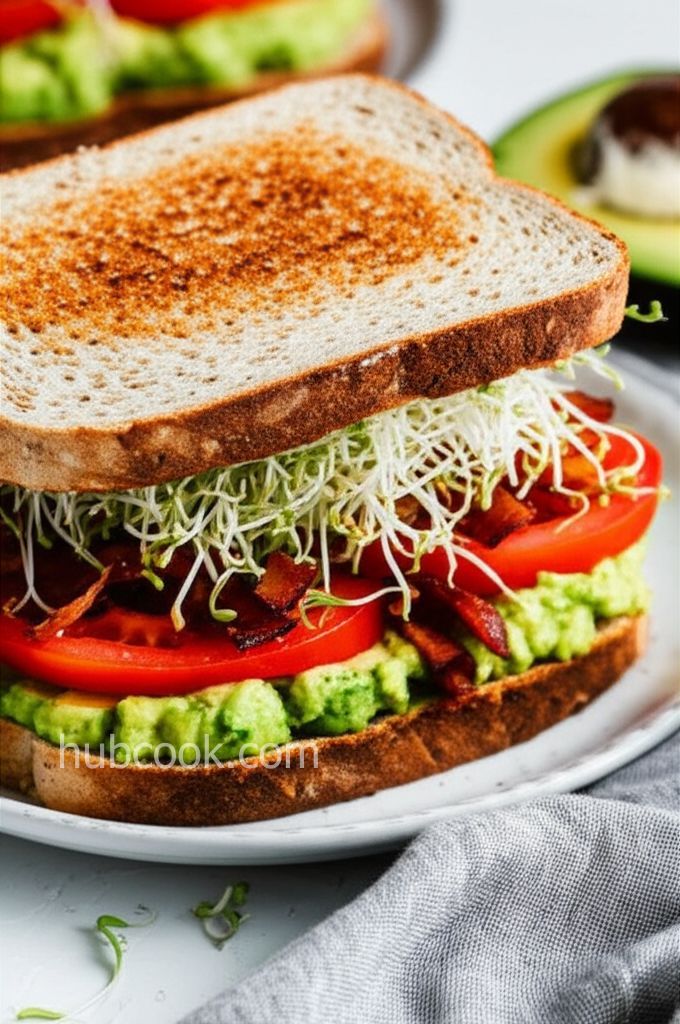 Midnight Snack Avocado Sandwich