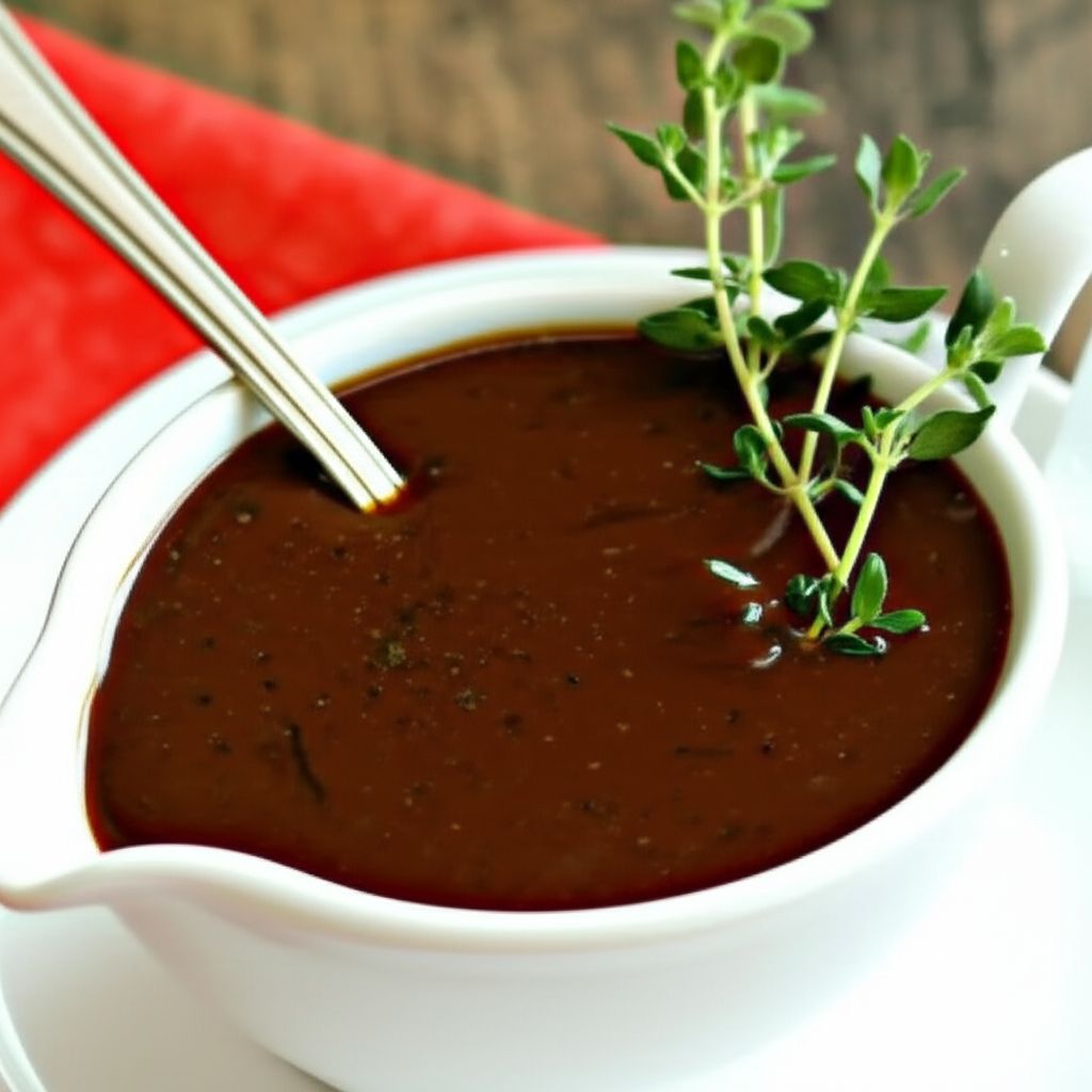 Mushroom Sauce with Red Wine