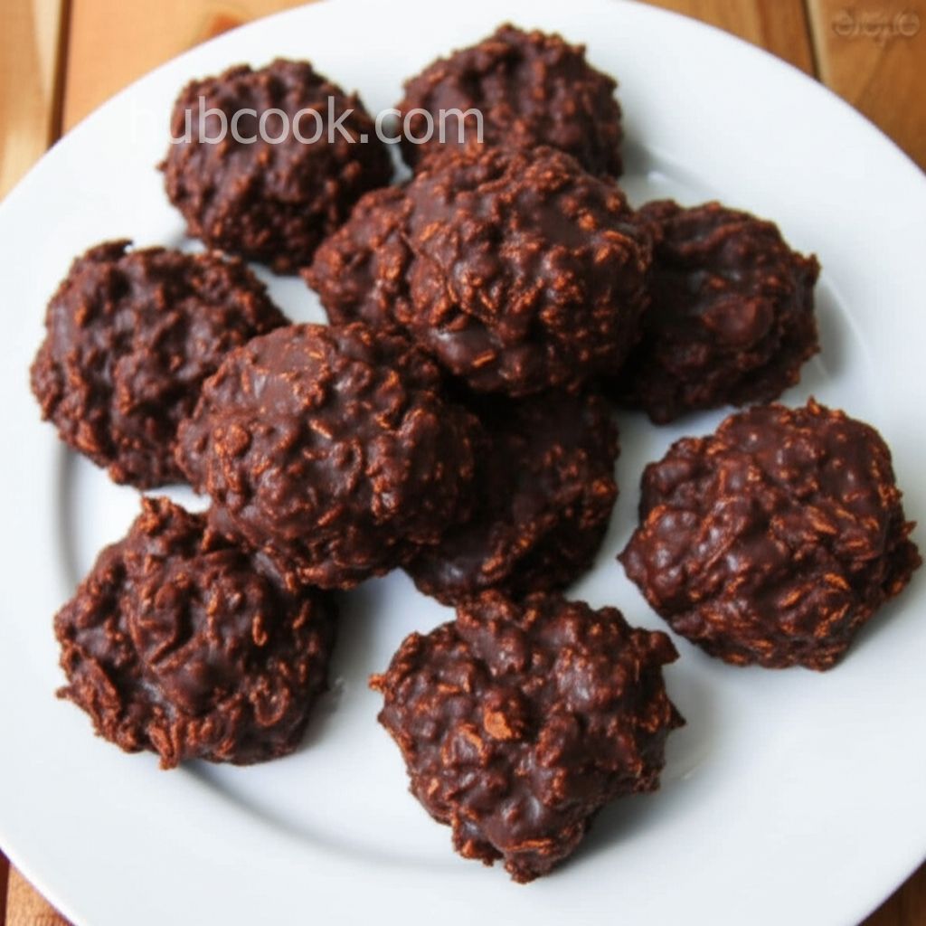 No-Bake Chocolate Coconut Cookies