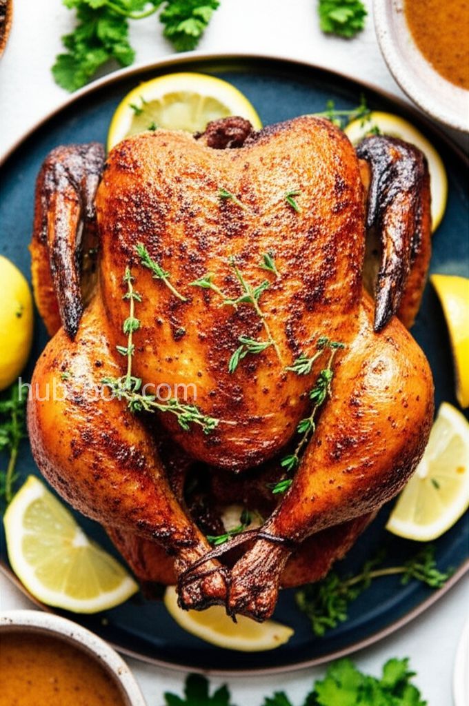 Olive Oil Pressure-Cooked Whole Roasted Chicken