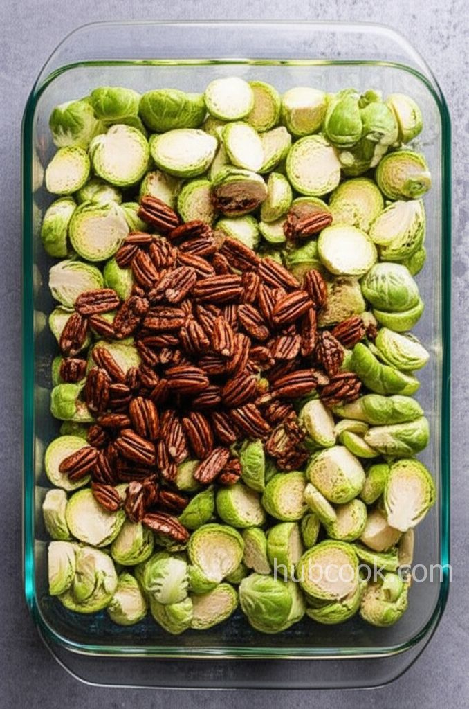 Pancetta Brussels Sprouts with Caramelized Pecans