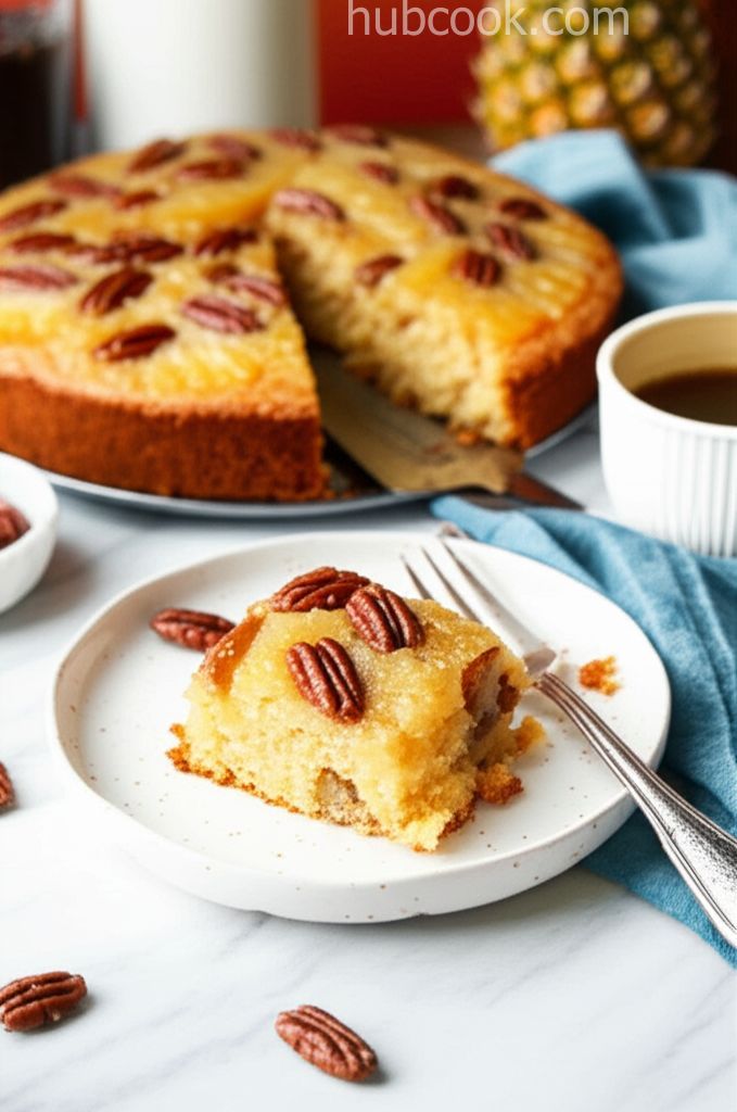 Pecan Pineapple Coffee Cake