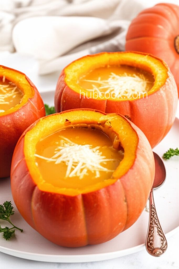 Pumpkin and Butternut Creamed Soup
