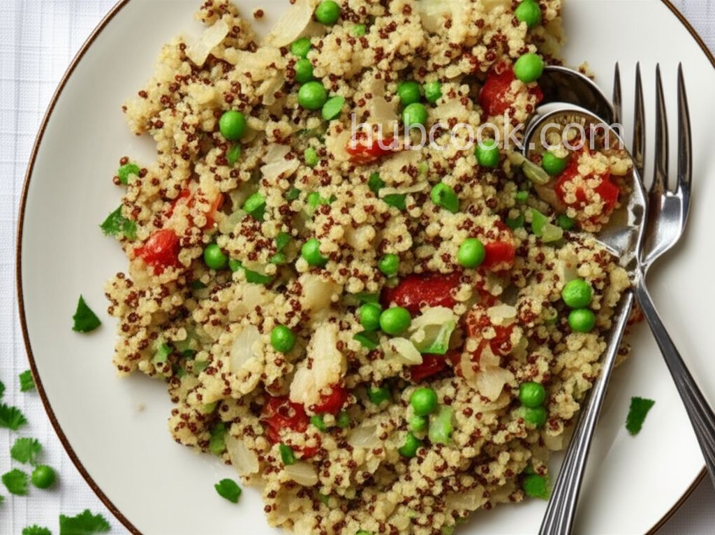 Quinoa with Peas and Parmesan