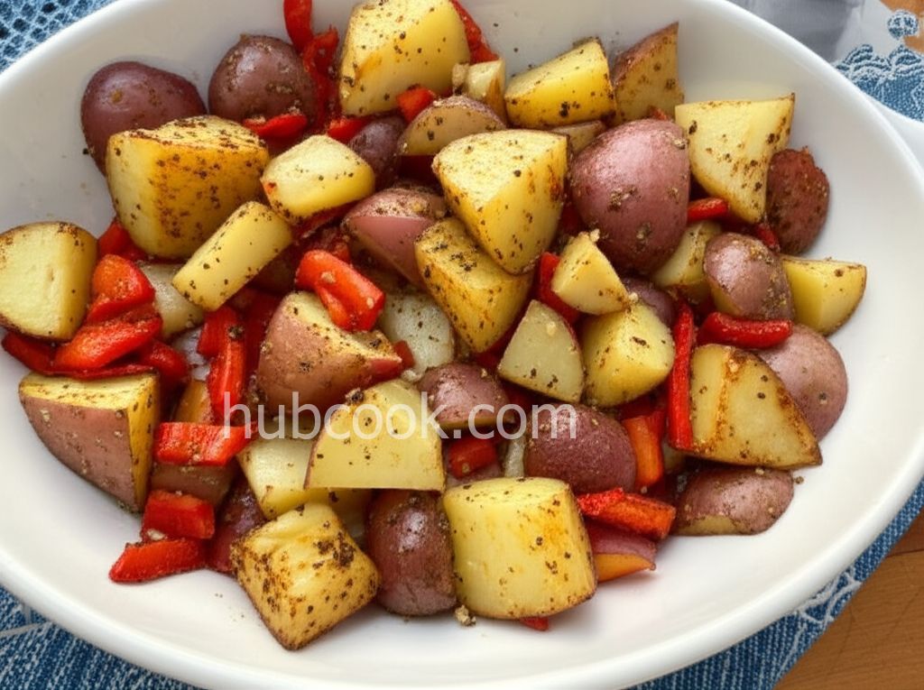 Roasted Potato and Garlic Salad