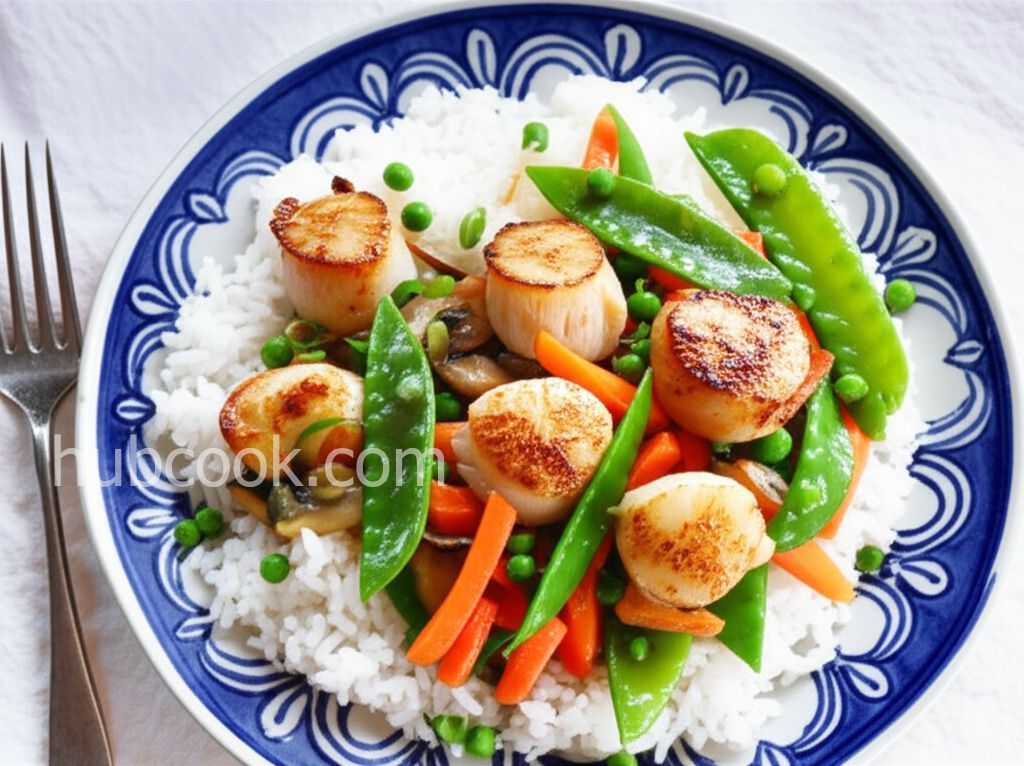 Scallops Primavera