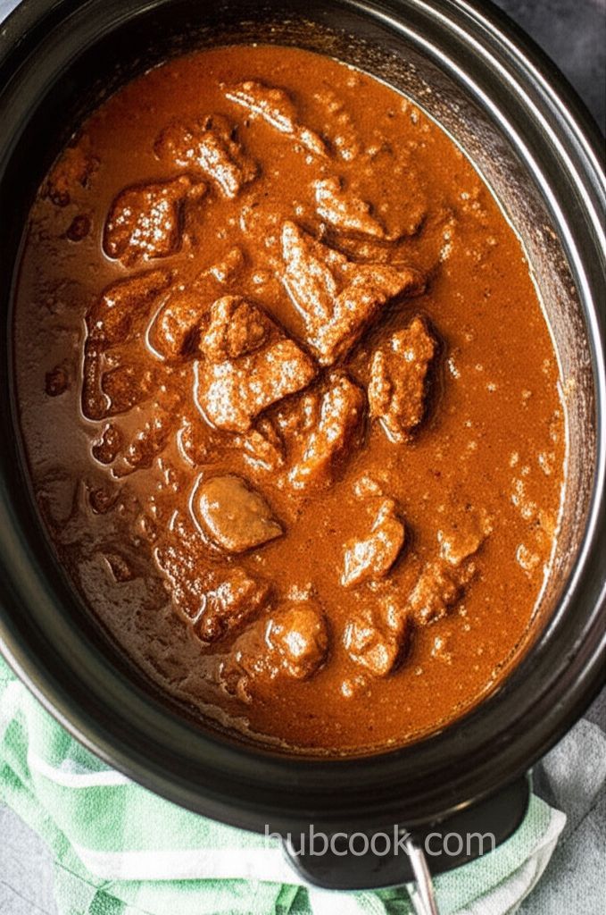 Slow Cooker Beef Tips with Mushroom Gravy