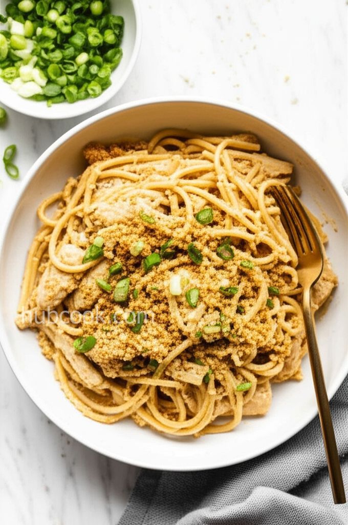 Soy Butter Pasta with Chicken