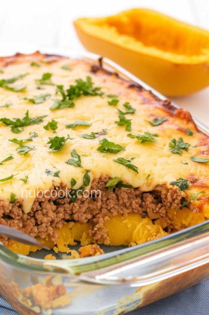 Spaghetti Squash Casserole with Chicken