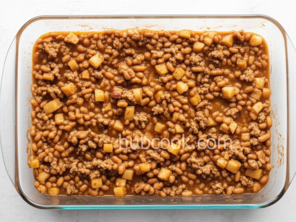 Spiced Apple Baked Beans