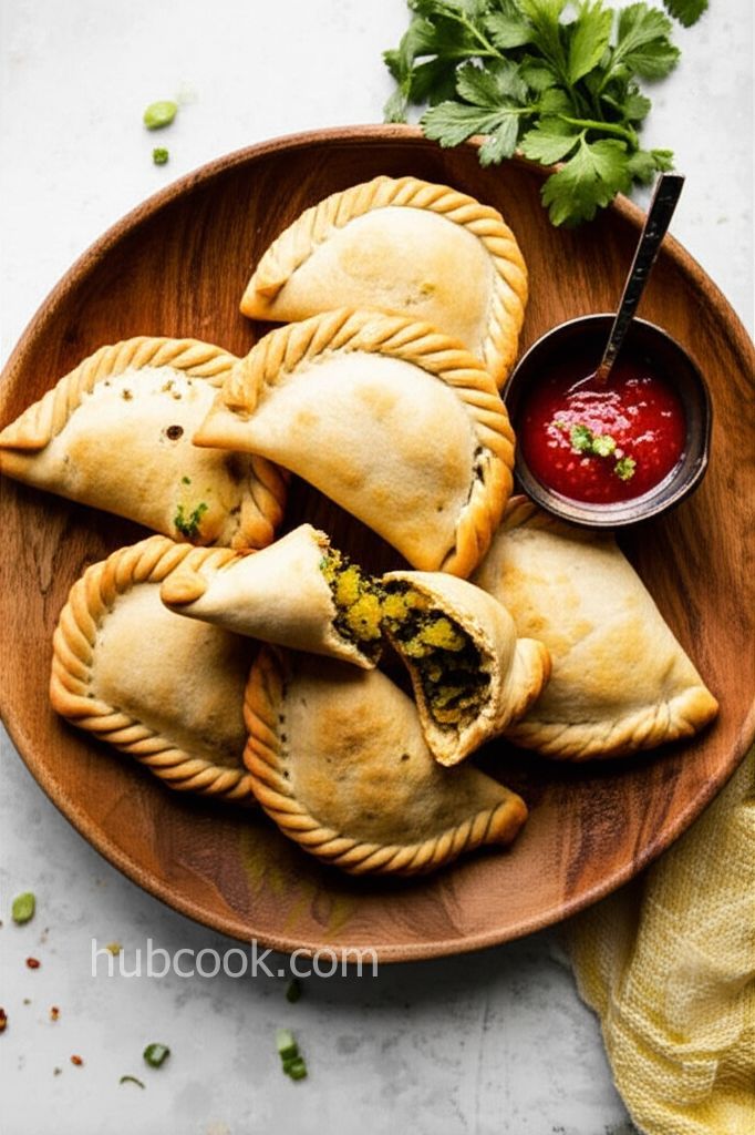 Squash and Kohlrabi Empanadas