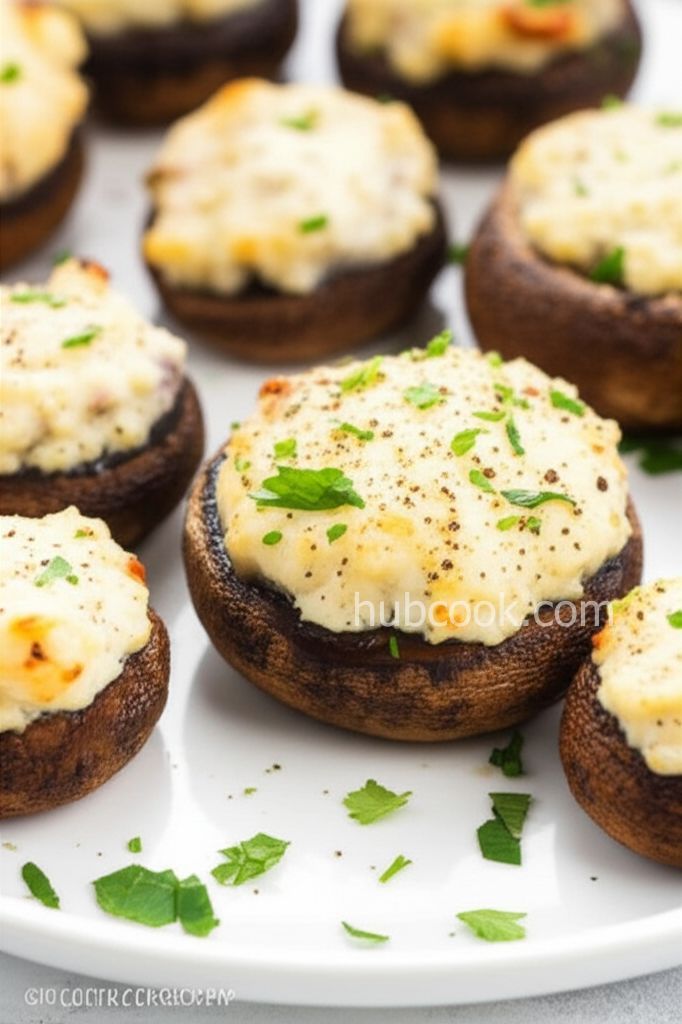 Stuffed Cream Cheese Mushrooms