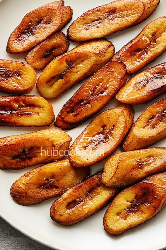 Sweet and Savory Fried Plantains