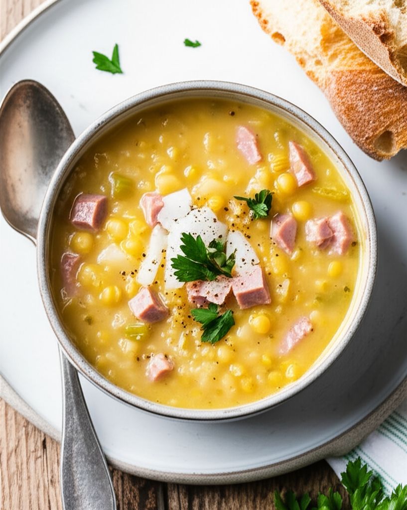Tackee David's Split Pea with Ham