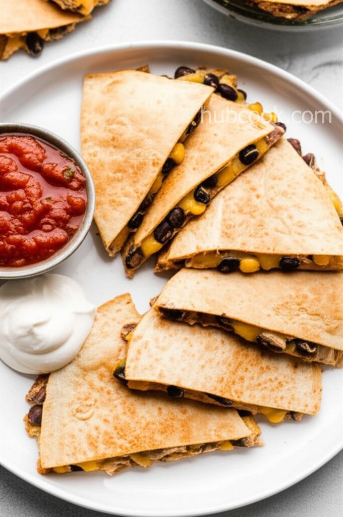 Tangy Tuna Black Bean Quesadillas