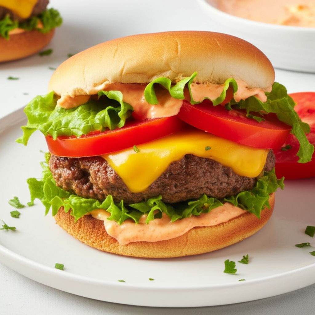 Tex-Mex Burger with Cajun Mayo