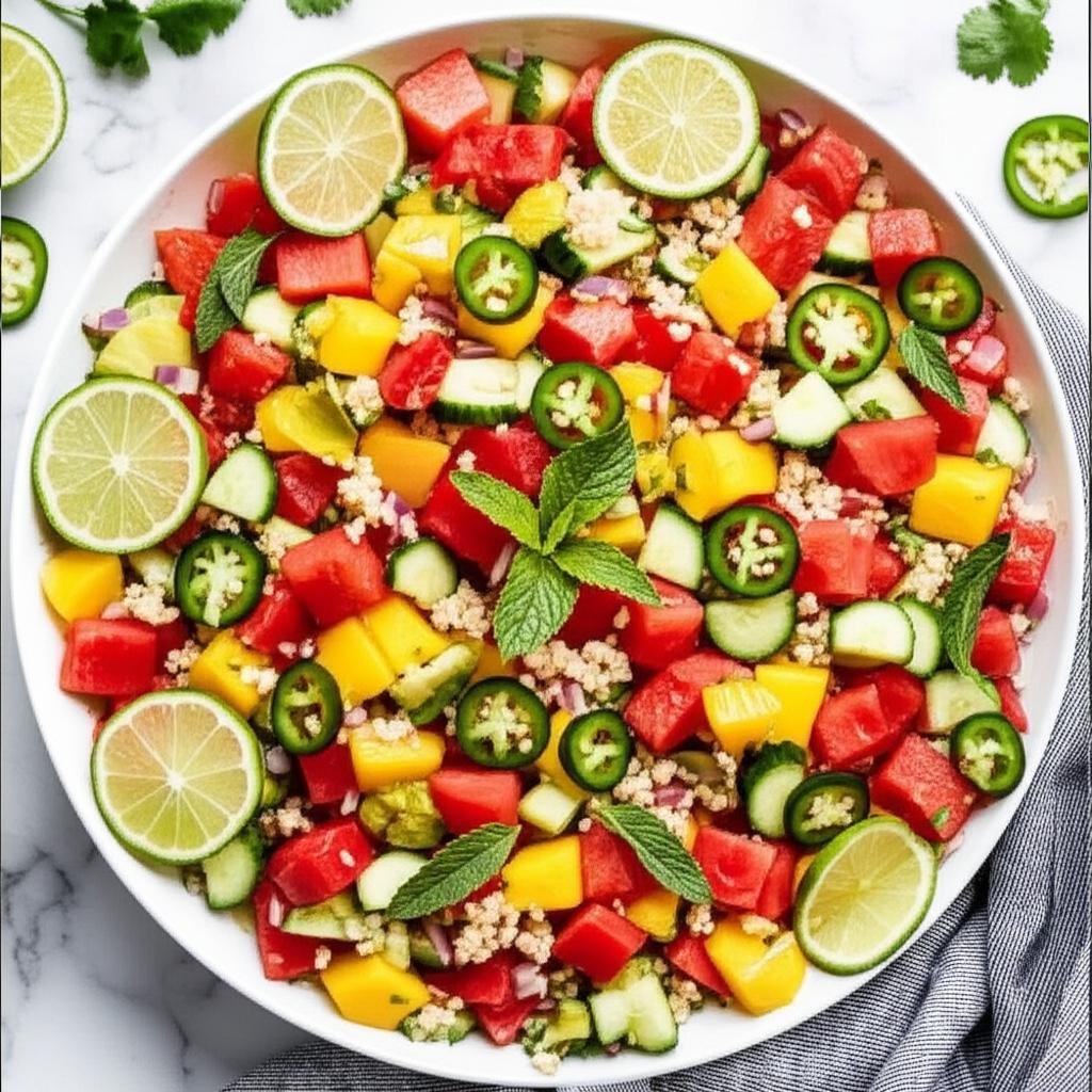 Tropical Quinoa Salsa Salad