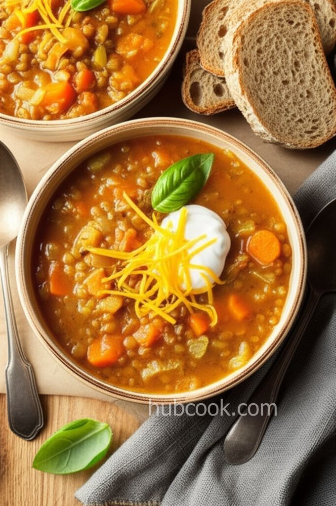 Winter Lentil Vegetable Soup
