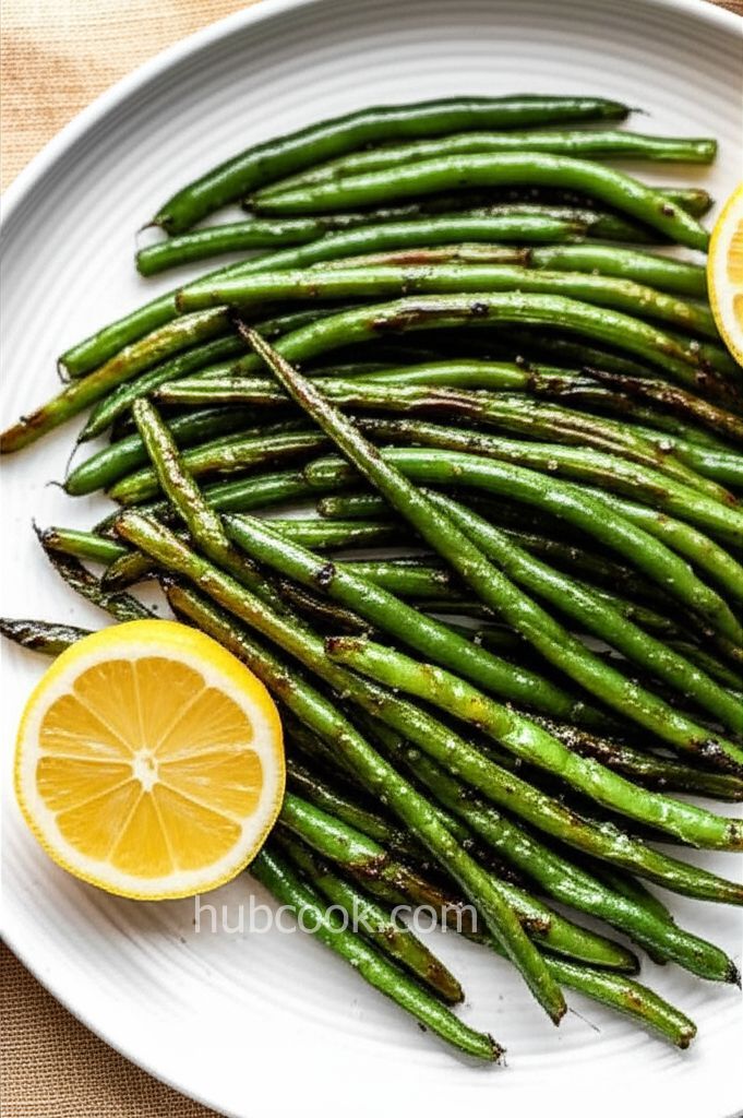 Anne's Amazing Roasted Green Beans