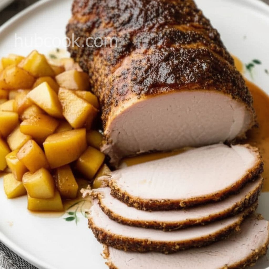 Apple Rosemary Pork Tenderloin
