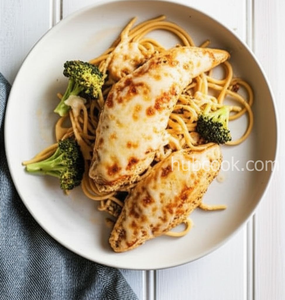 Baked Spaghetti with Chicken