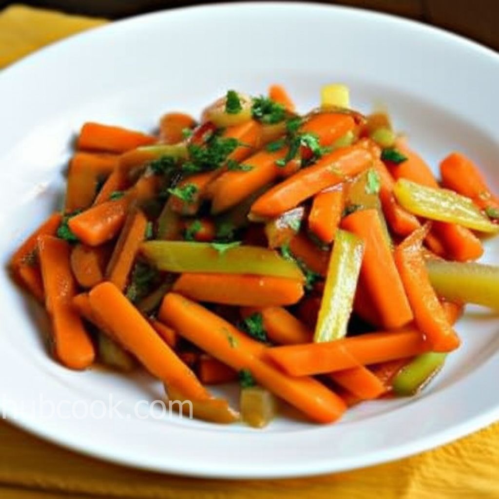 Balsamic Caramelized Leeks, Carrots, and Celery