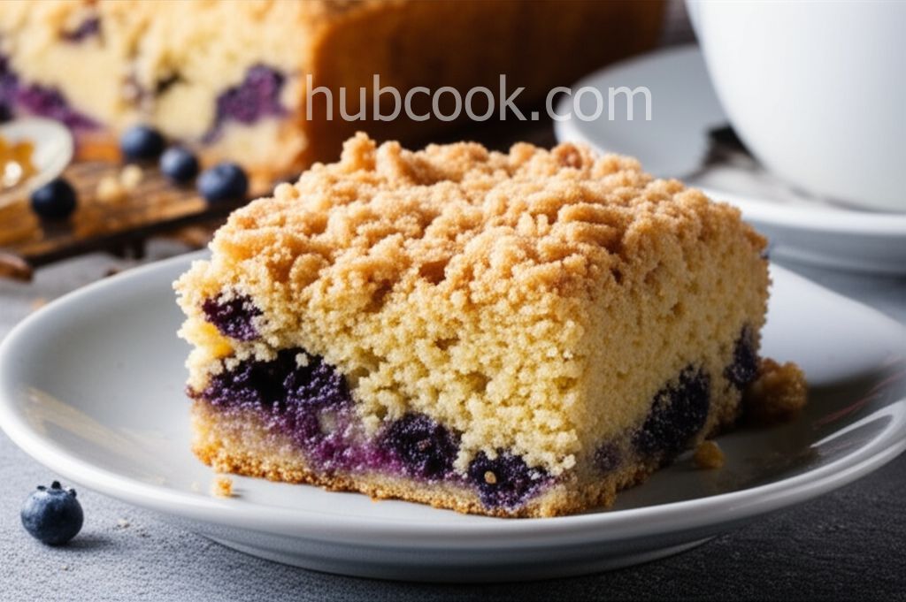 Blueberry-Banana Coffee Cake