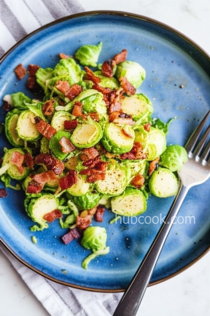 Brussels Sprouts with Bacon Dressing