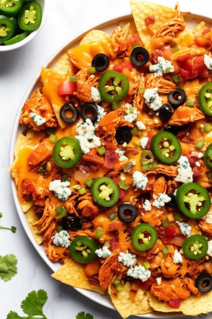 Buffalo Chicken Nachos