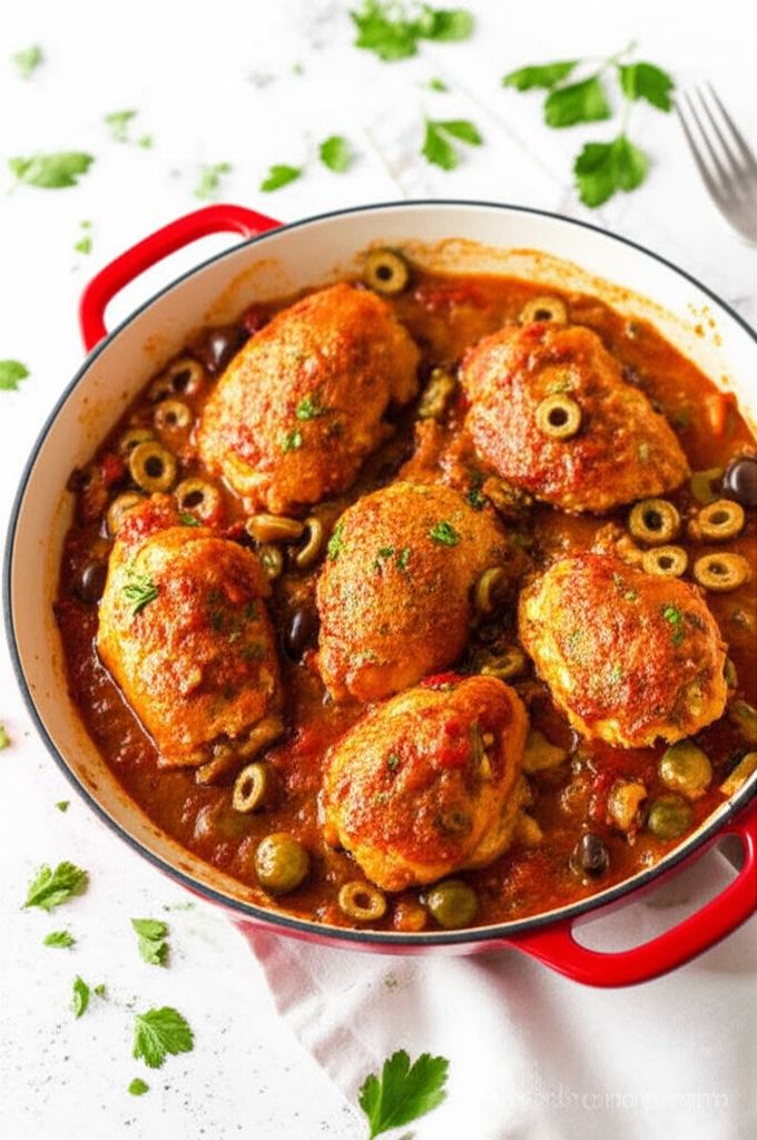 Caper Chicken Cacciatore