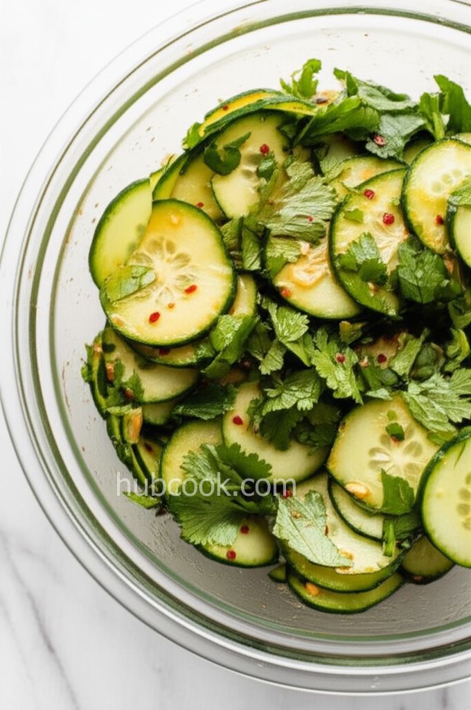 Cilantro Lime Cucumber Salad