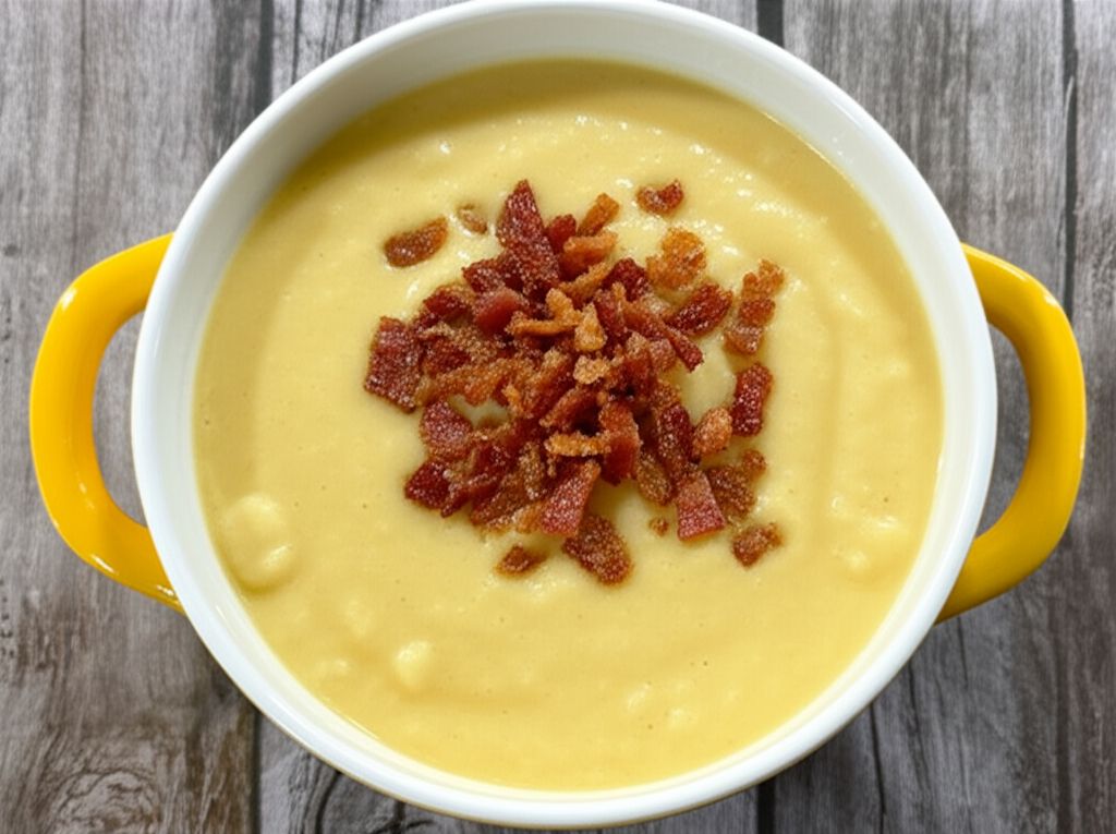 Cream of Cauliflower Soup with Bacon Gremolata