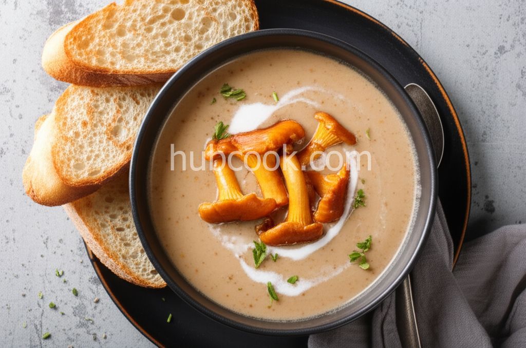 Creamy Chanterelle Mushroom Soup