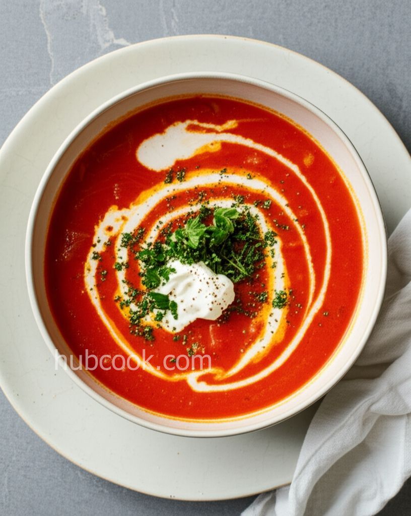 Creamy Tomato And Cream Cheese Soup