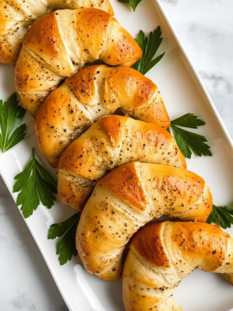 Crescent Dough Garlic Bread