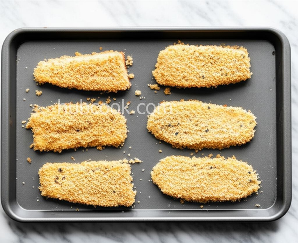 Crusted Salmon with Honey-Mustard Sauce